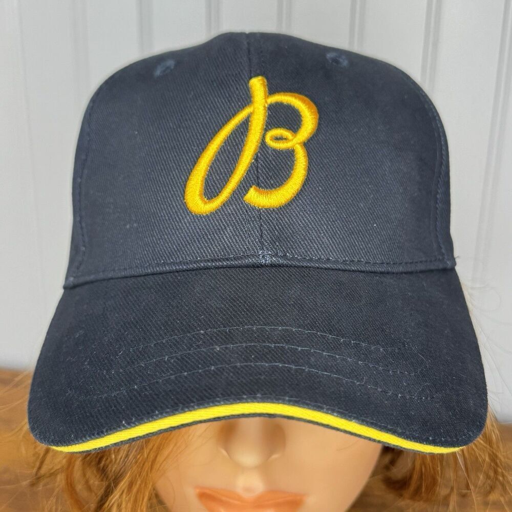 Breitling Swiss Watches Logo Baseball Hat Cap Adjustable Dark Charcoal Gray Orga